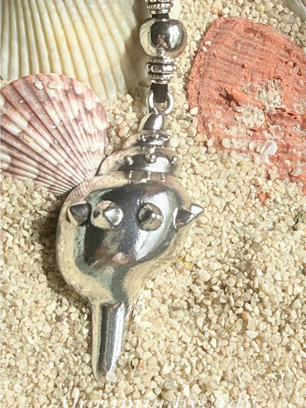 Alquimia Silver Sea Shell Pendant Necklace